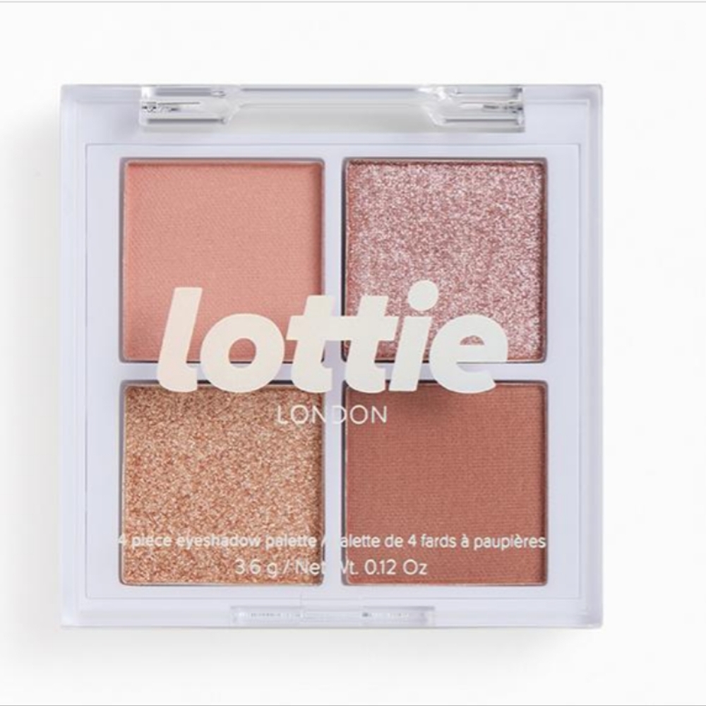 $10 or $5/25 Lottie London Rose Gold Eyeshadow Quad